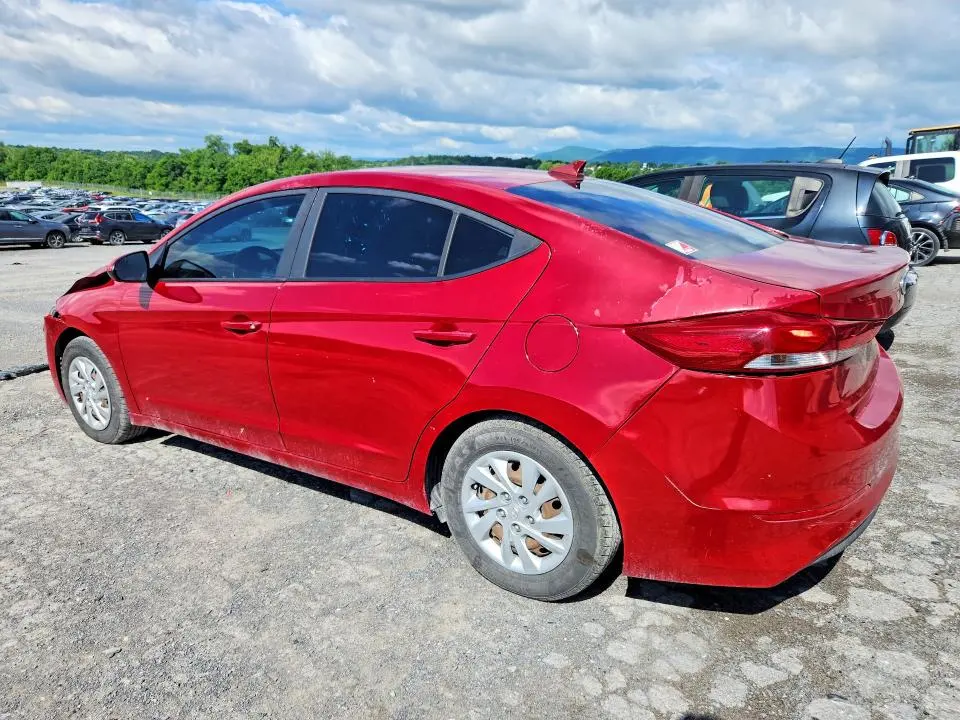 HYUNDAI ELANTRA 2017 VIN KMHD74LFXHU088883