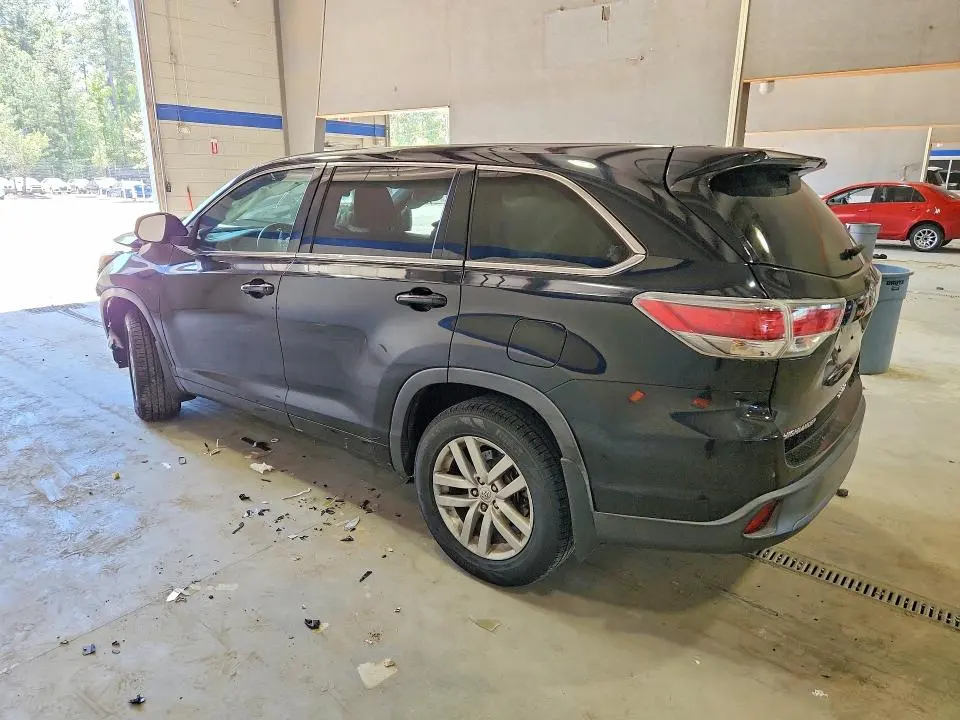 TOYOTA HIGHLANDER 2015 VIN 5TDBKRFH5FS214735