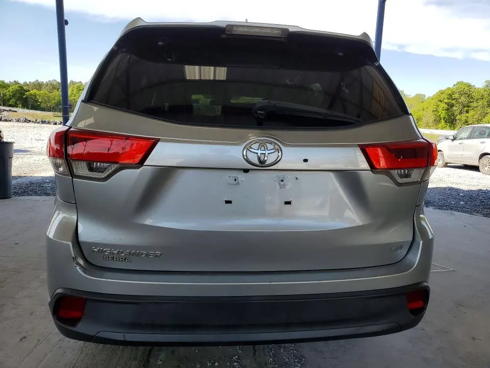 TOYOTA HIGHLANDER 2019 VIN 5TDZZRFH1KS347643