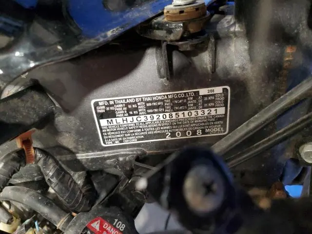HONDA CBR CYCLE 2008