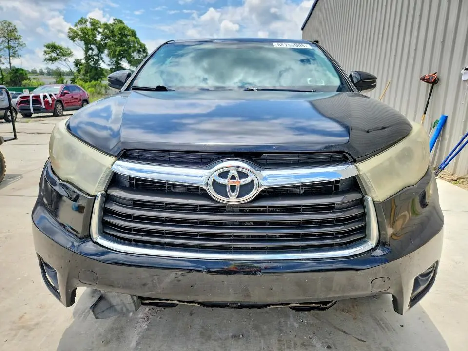 TOYOTA HIGHLANDER 2015 VIN 5TDBKRFH4FS074256