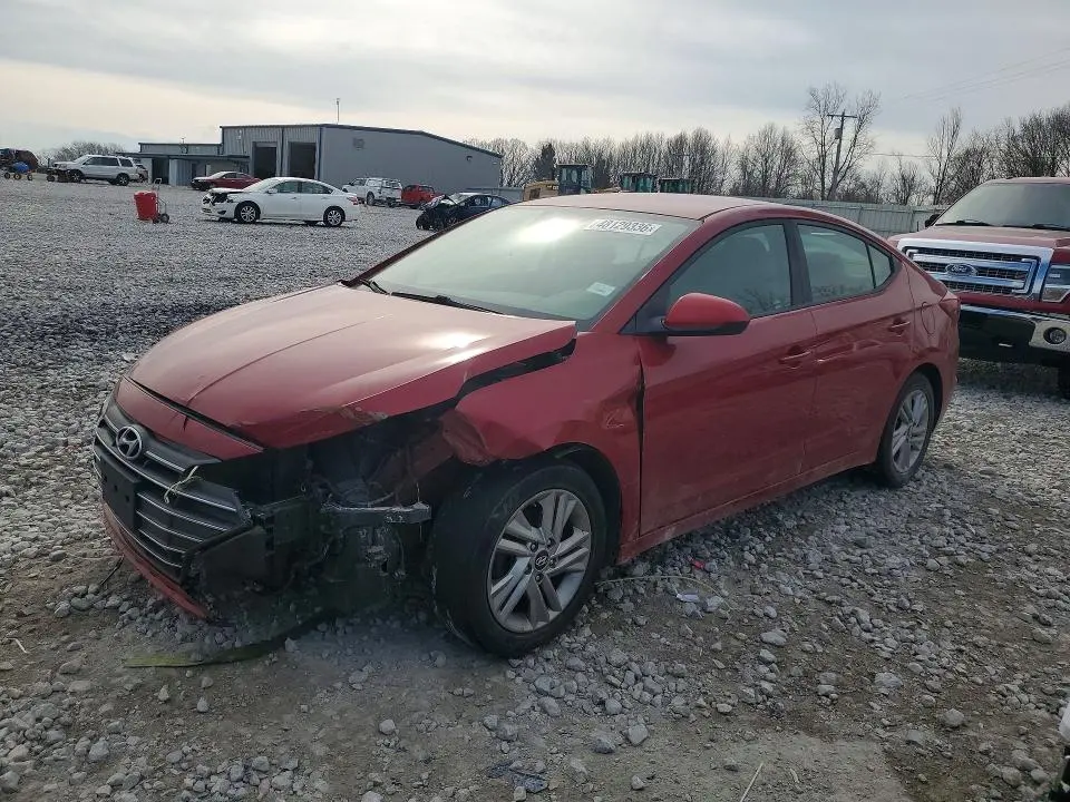 HYUNDAI ELANTRA 2019 VIN KMHD84LF4KU770503