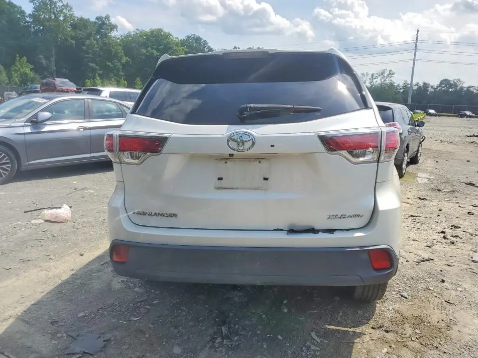 TOYOTA HIGHLANDER 2015 VIN 5TDJKRFH9FS161873