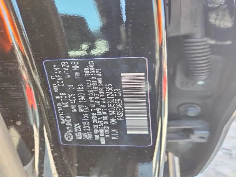 HYUNDAI ELANTRA 2025 VIN KMHLN4DJ5SU124586