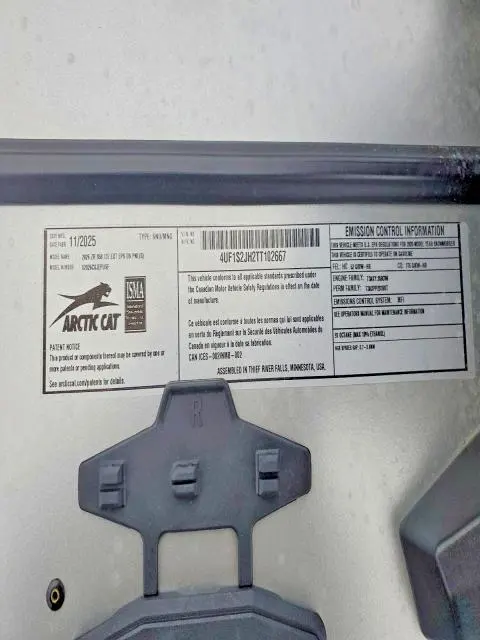 ARCTIC-CAT ZR858 137 2026
