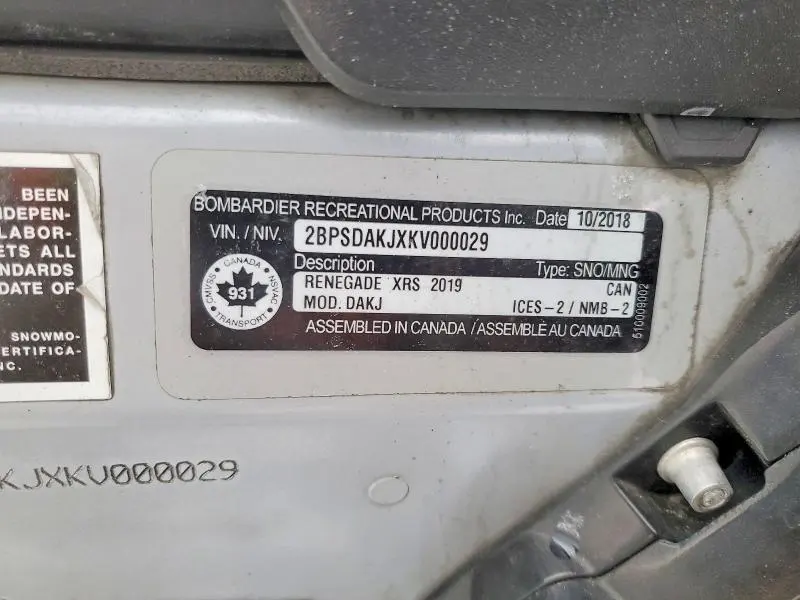 SKI-DOO RENEGADE 2019