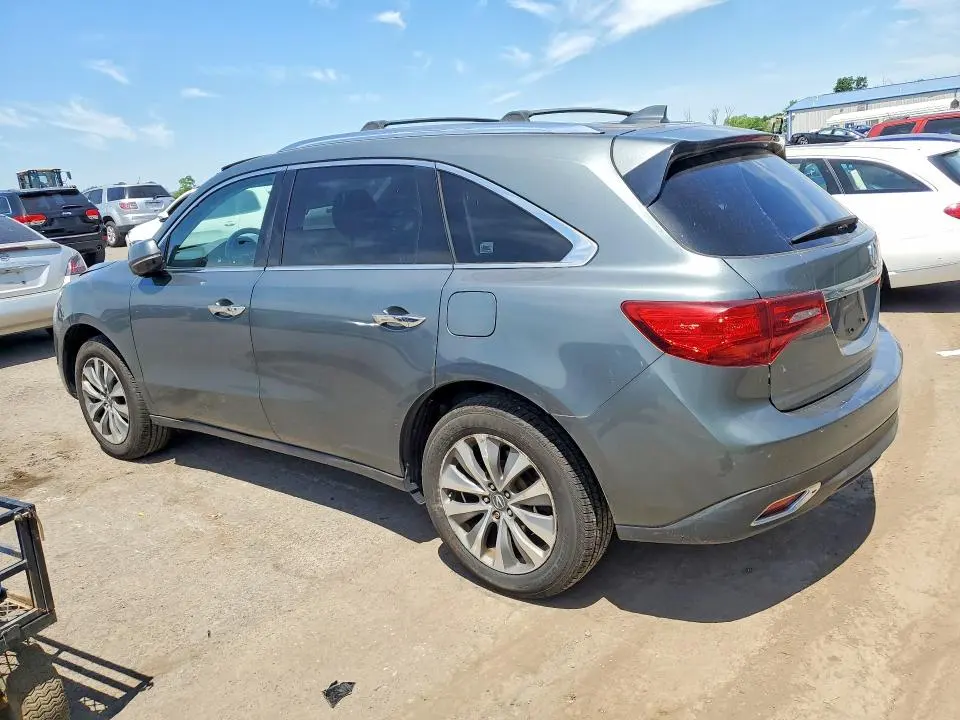 ACURA MDX 2015 VIN 5FRYD4H43FB016949