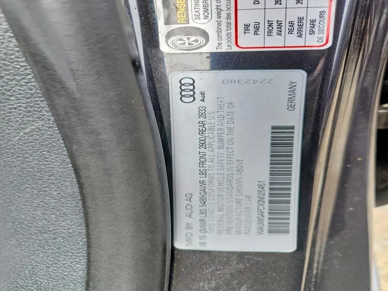 AUDI A7 2016 VIN WAUWGAFC3GN025451
