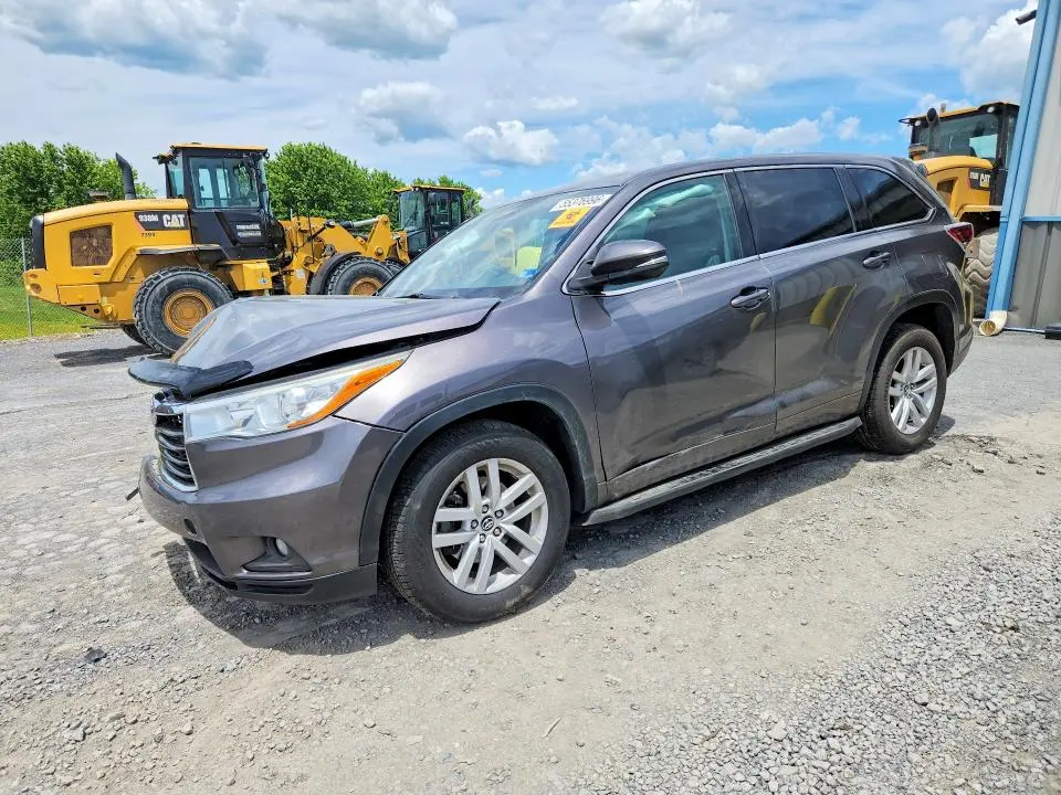 TOYOTA HIGHLANDER 2016 VIN 5TDZARFHXGS023007