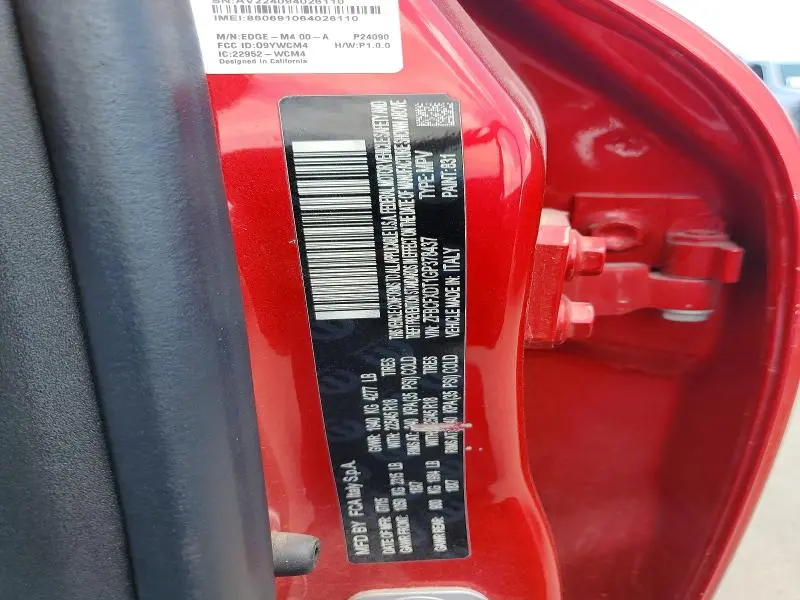 FIAT 500 2016 VIN ZFBCFXDT1GP378437