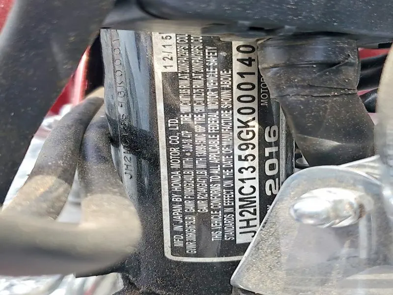 HONDA CM CYCLE 2016