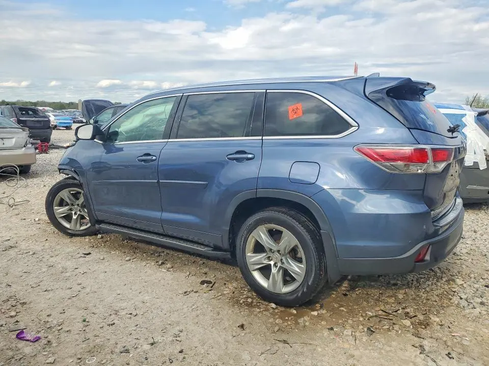TOYOTA HIGHLANDER 2015 VIN 5TDDKRFH5FS210564