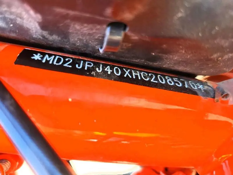 KTM MOTORCYCLE 2017