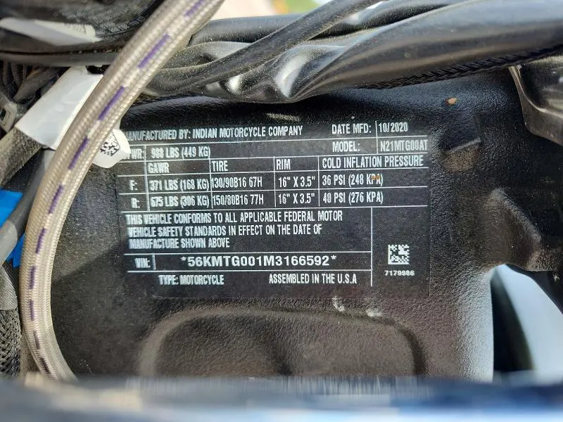 INDIAN MOTORCYCLE 2021