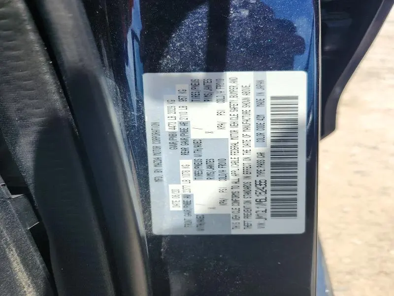 MAZDA 6 2020 VIN JM1GL1VM6L1524355