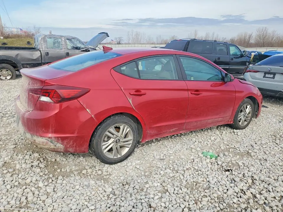 HYUNDAI ELANTRA 2019 VIN KMHD84LF4KU770503