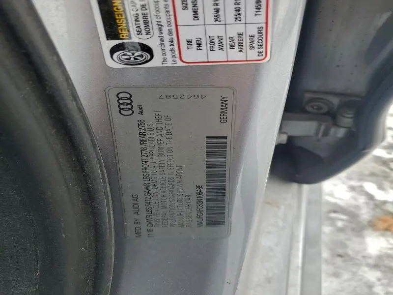 AUDI A6 2016 VIN WAUFGAFC8GN108485