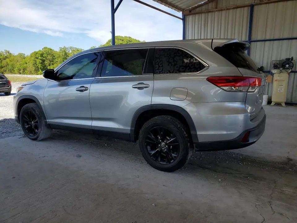 TOYOTA HIGHLANDER 2019 VIN 5TDZZRFH1KS347643