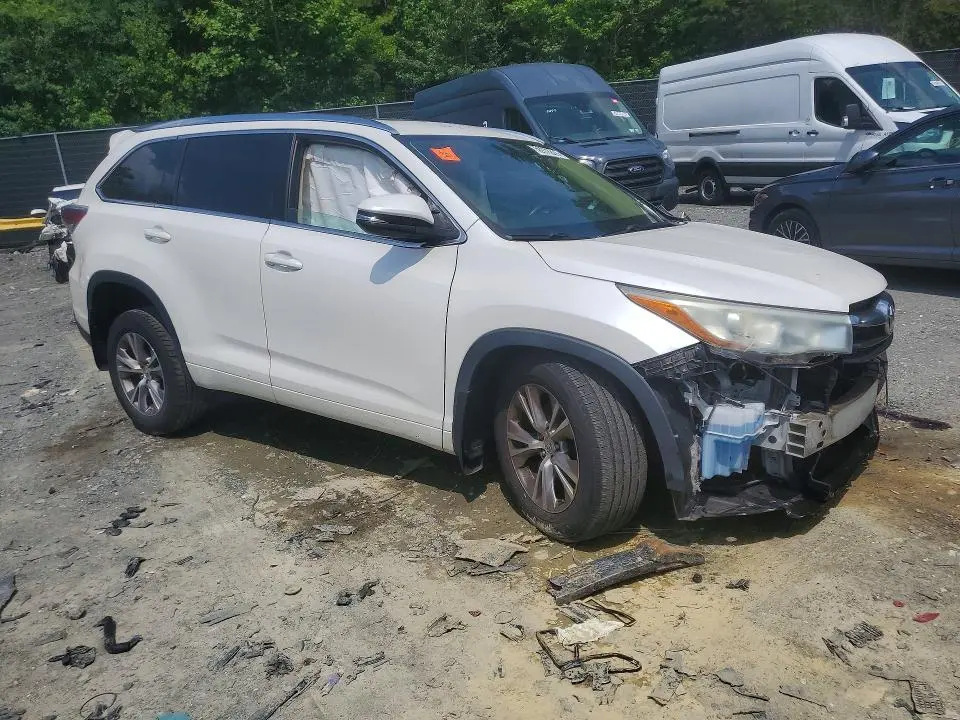 TOYOTA HIGHLANDER 2015 VIN 5TDJKRFH9FS161873