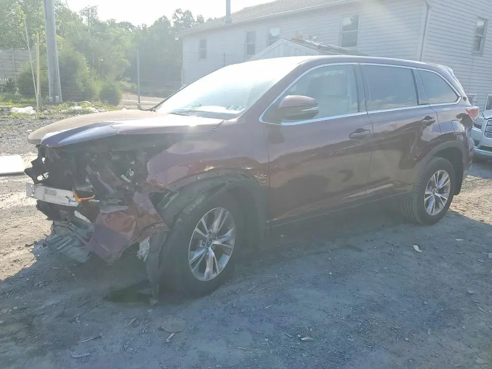 TOYOTA HIGHLANDER 2016 VIN 5TDBKRFH9GS337679