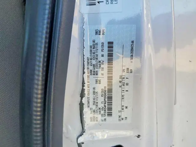 FORD ECONOLINE 2023 VIN 1FDXE4FN2PDD05010
