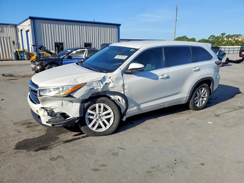 TOYOTA HIGHLANDER 2016 VIN 5TDZKRFH5GS166928