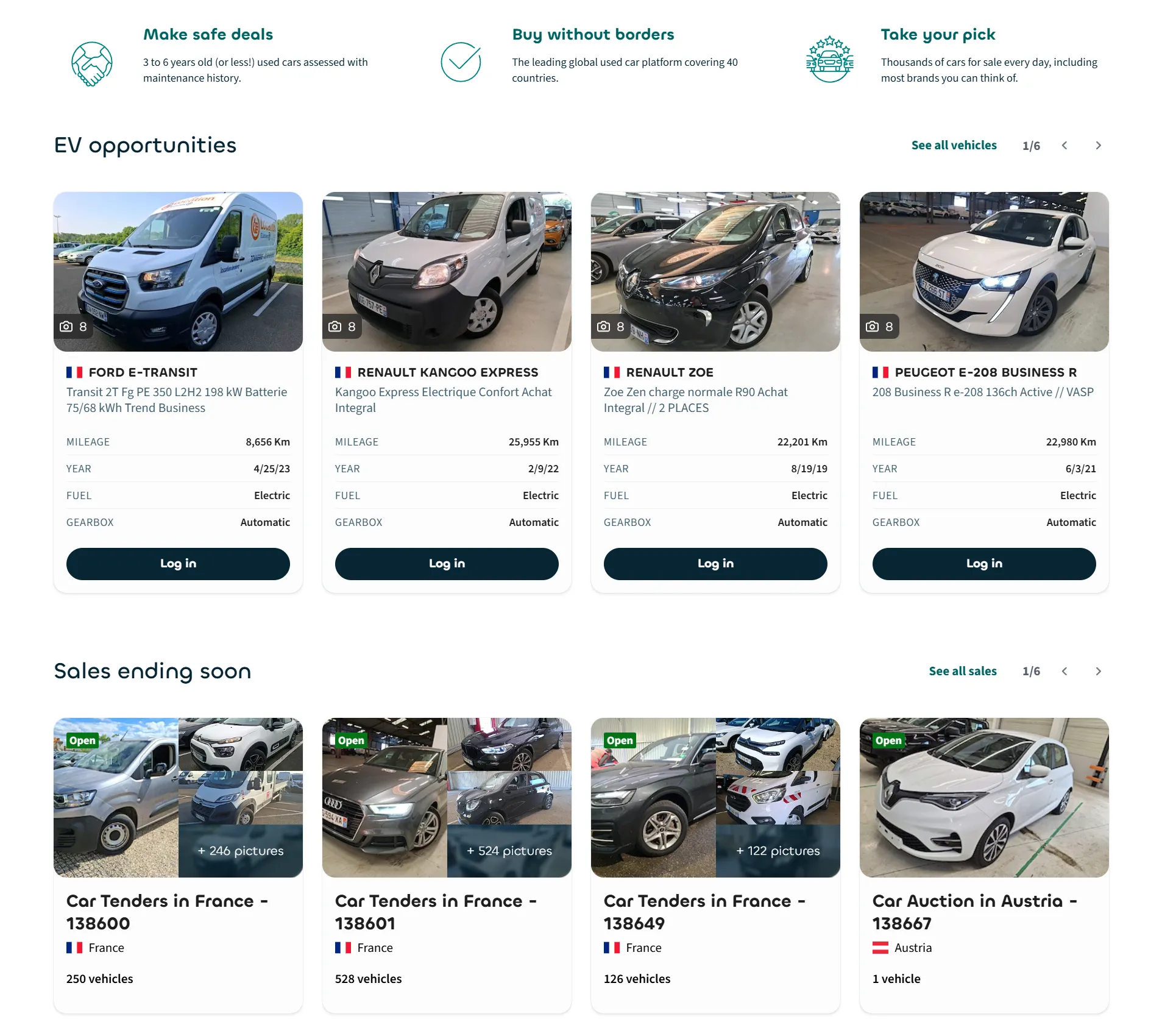 Каталог автомобилей на Arval